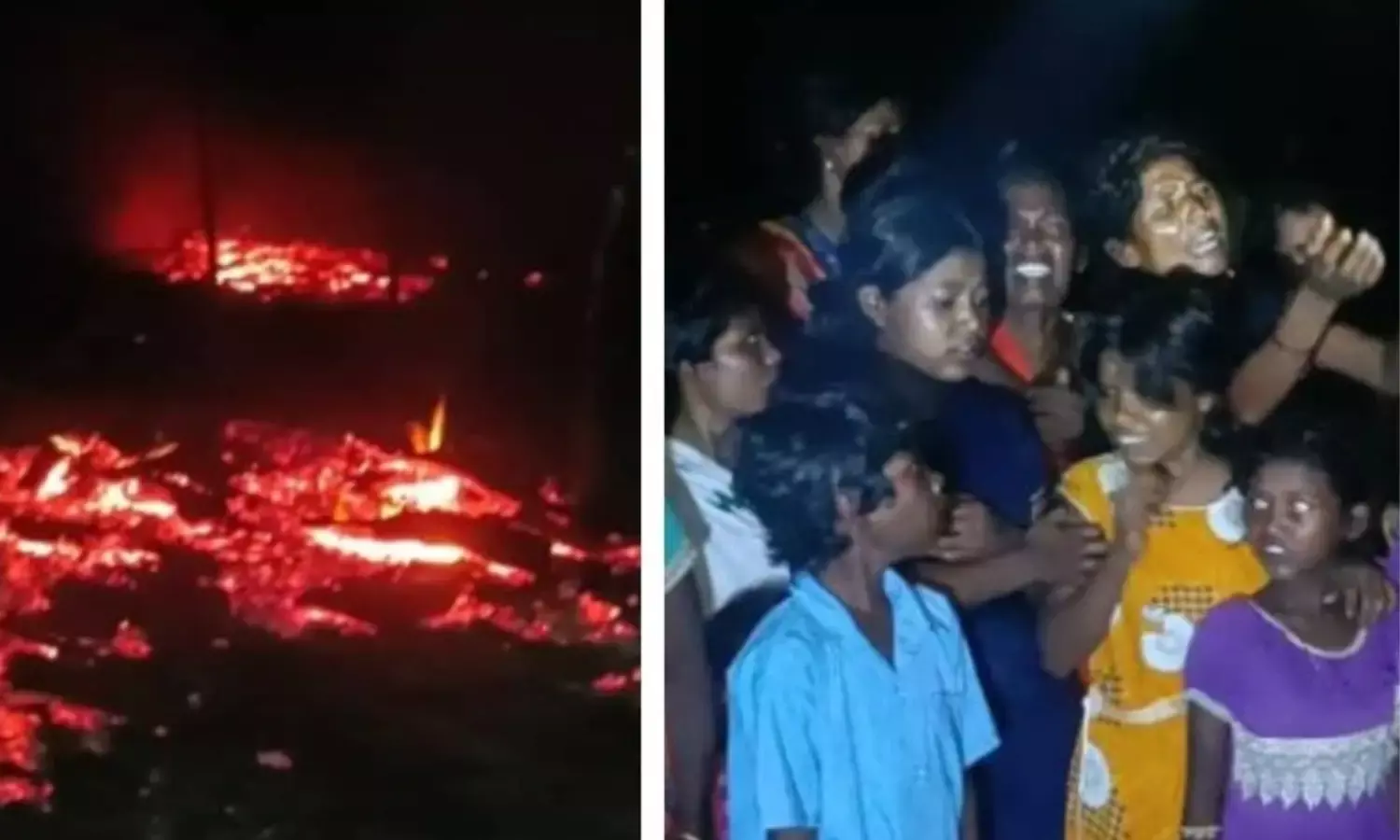 दो पक्षों के जमीन विवाद ने दलितों की बस्ती उजाड़ी, दबंगों ने 80 घर में लगाई आग