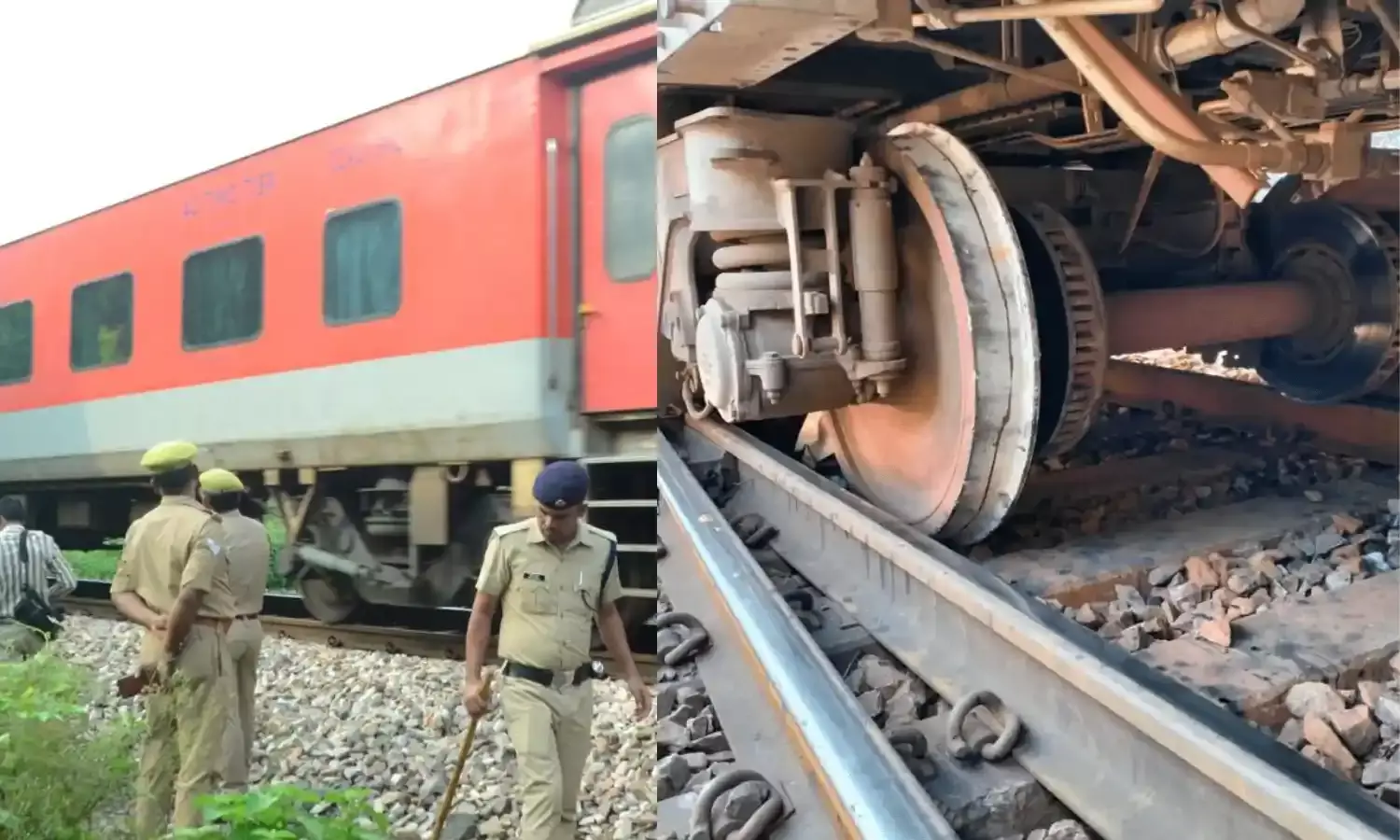 कालिंदी एक्सप्रेस ट्रेन के साथ हुआ एक और हादसा, मौके पर पहुंची आर.पी.एफ.