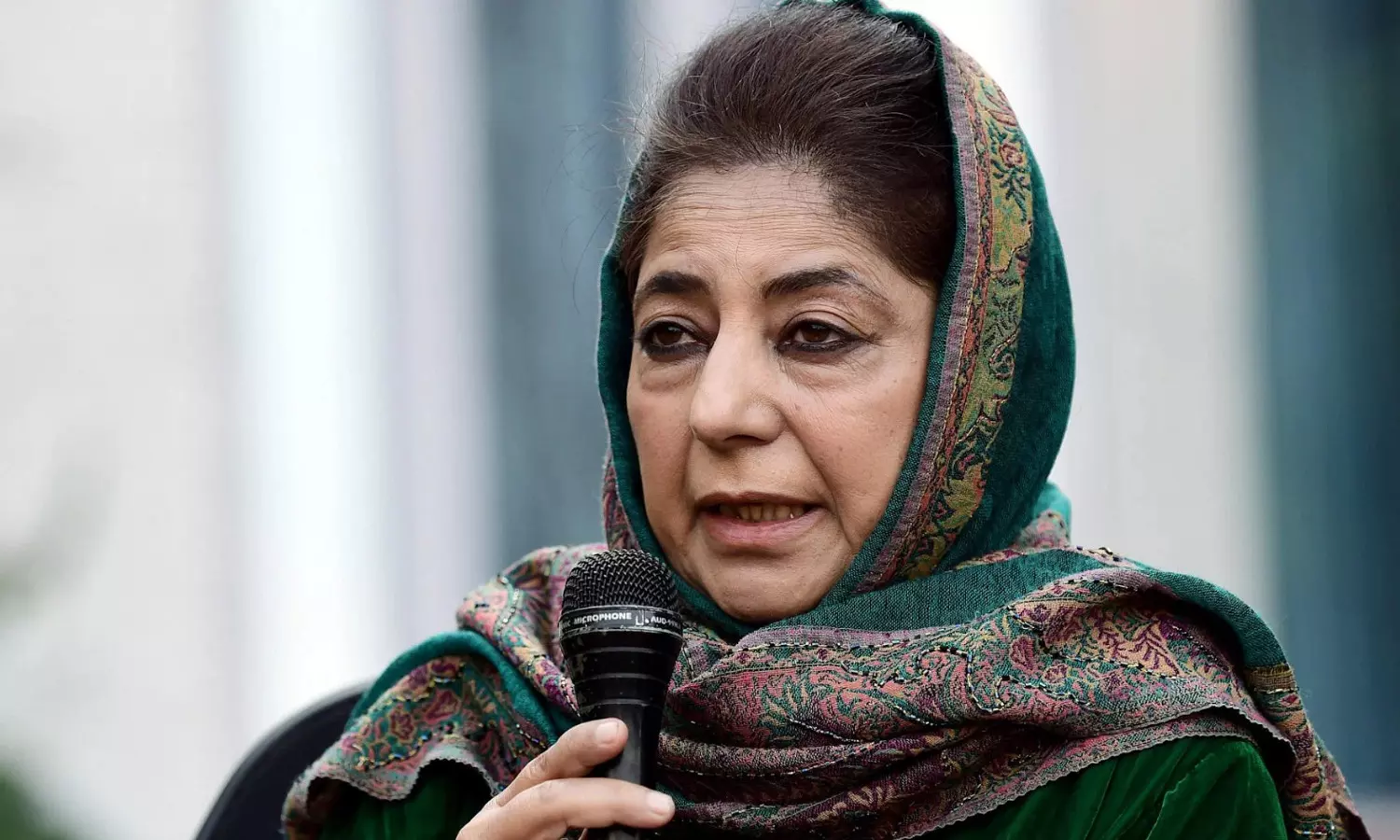 पीडीपी प्रमुख महबूबा मुफ्ती पीडीपी प्रमुख महबूबा मुफ्ती