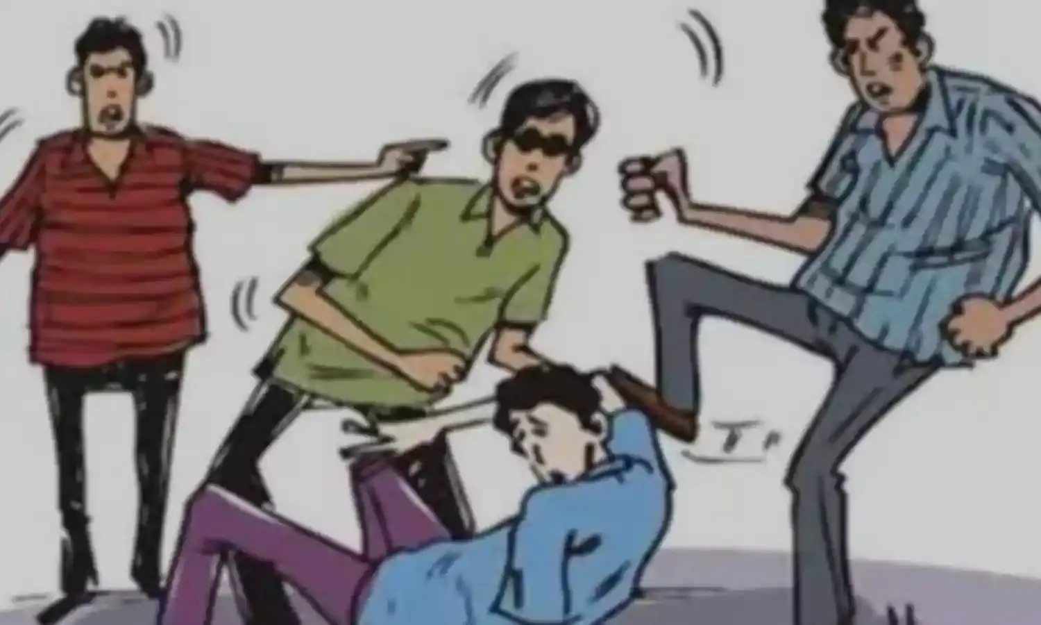 किडनैप कर युवक को निर्वस्त्र करके पीटा, बन्दूक की नोंक पर बदमाशों ने रगड़वाई नाक