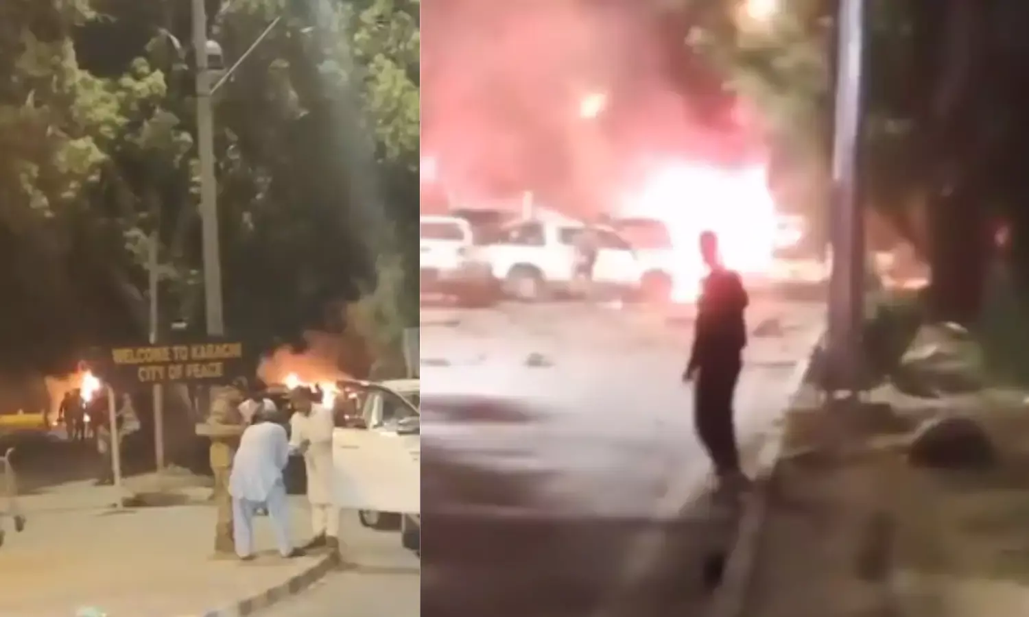 कराची के जिन्ना इंटरनेशनल एयरपोर्ट के पास फिदायीन हमला, दो चीनी नागरिकों समेत तीन की मौत