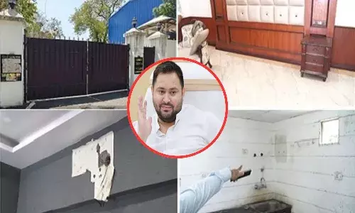 BJP का आरोप, तेजस्वी यादव सरकारी बंगले से गए महंगा सामान, AC के साथ बेसिन भी गायब