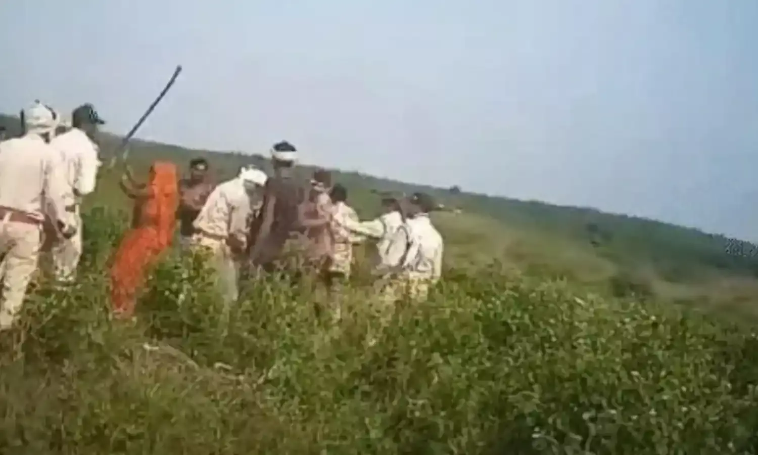 Forest Department Employees Beat Tribals