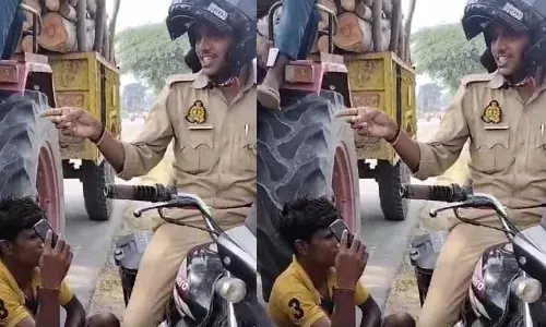 आया उगाही करने, वीडियो बनता देख बोला, ट्रैक्टर-ट्रॉली कॉमर्शियल करा लो…