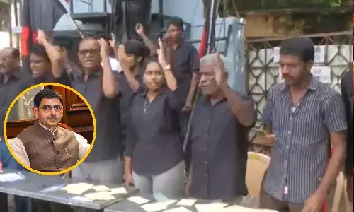 Protest against Governor RN Ravi