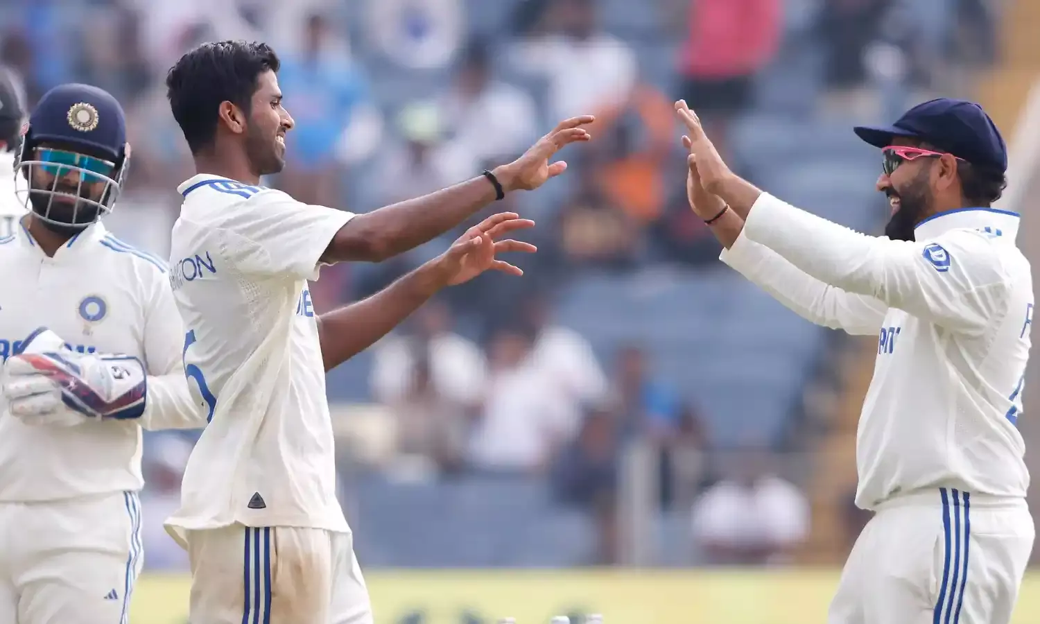 वाशिंगटन की सुंदर गेंदबाजी के सामने 259 पर ढेर हुए कीवी, रोहित शर्मा ने किया निराश...