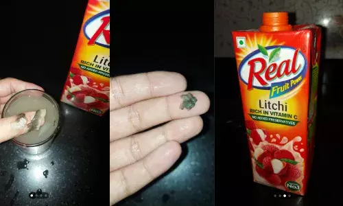 रियल फ्रूट जूस में निकला फंगस, इंटरनेट पर मचा हंगामा, जानिए पूरा मामला...