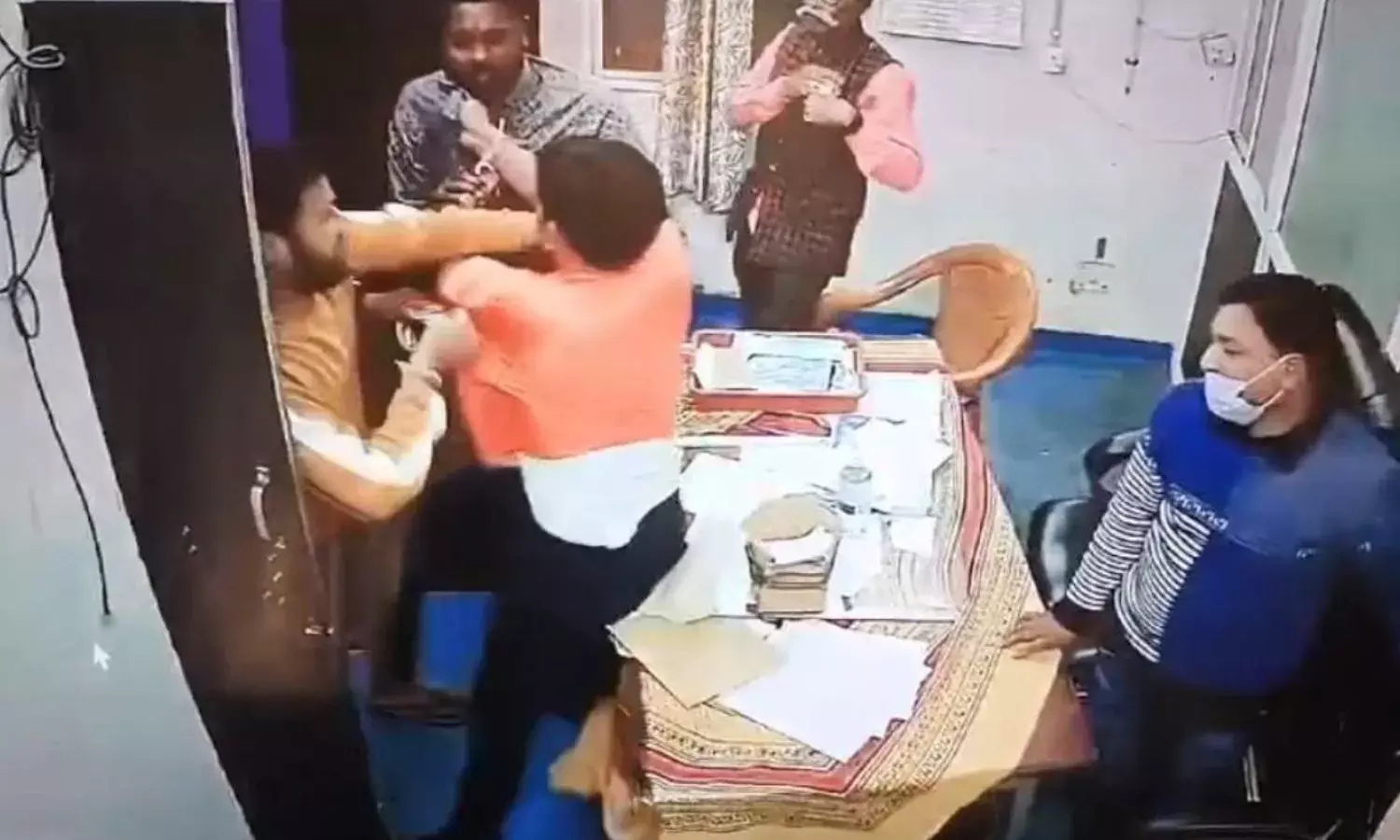 ASI Beaten UP in Rajgarh