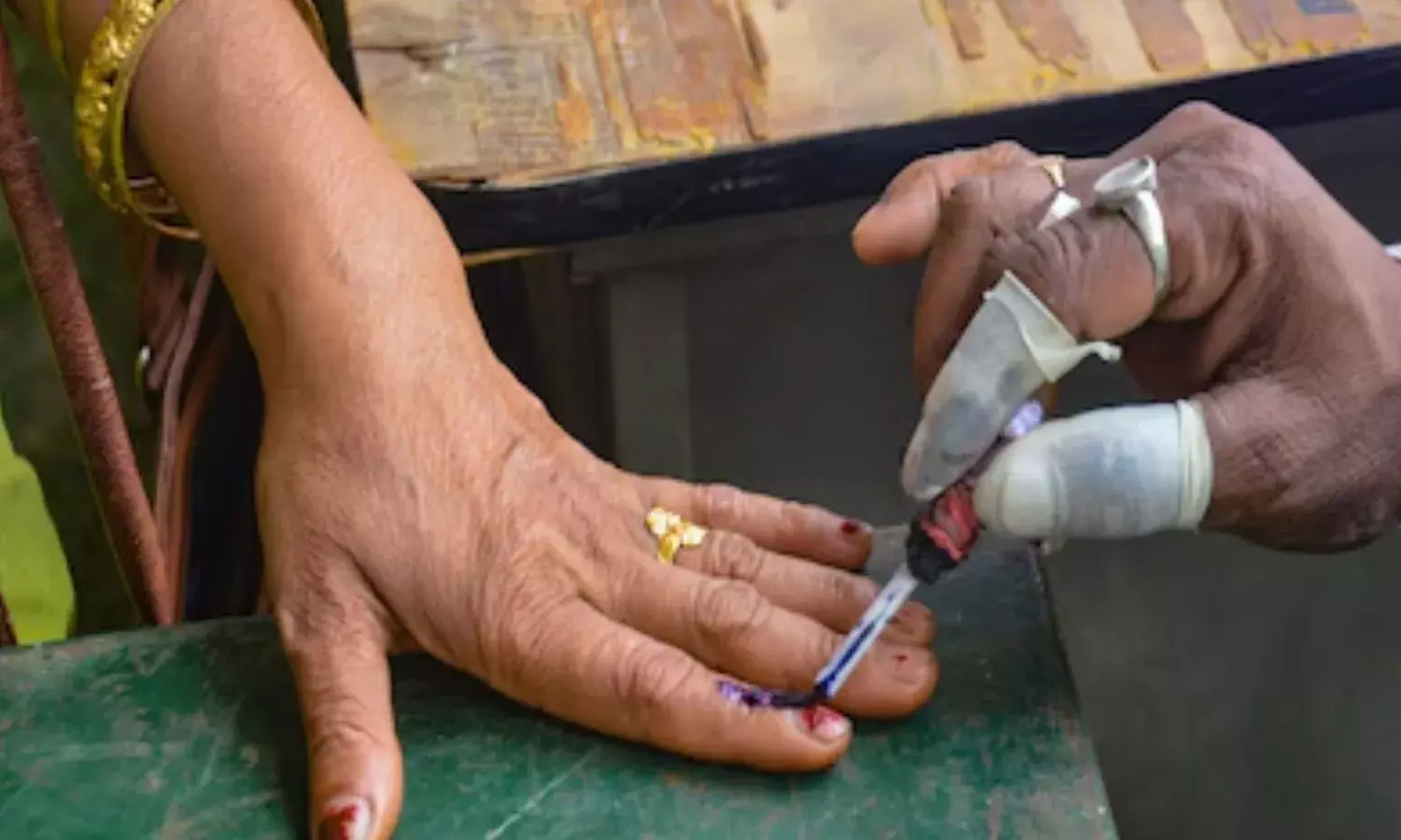 Raipur South by-election voting percentage