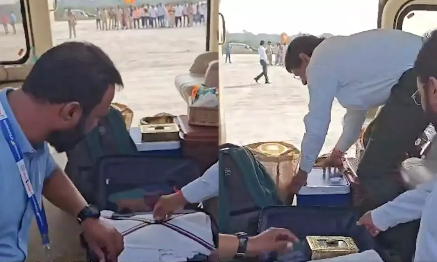 Maharashtra CMs bags were checked