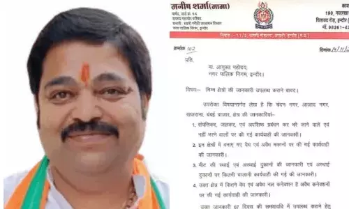 MIC मनीष शर्मा ने निगम कमिश्नर को लिखा पत्र, मुस्लिम इलाकों में टैक्स और अवैध नल कनेक्शन की मांगी जानकारी