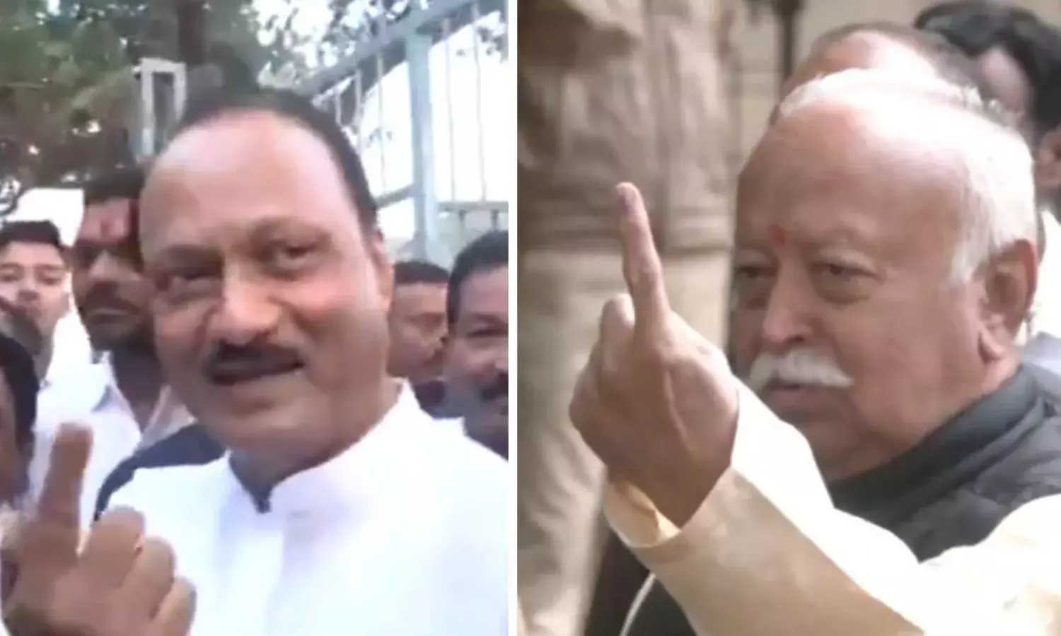 पूरे राज्य में मतदान शुरू, मोहन भागवत, सुप्रिया सुले, अक्षय कुमार समेत इन दिग्गजों ने किया मतदान