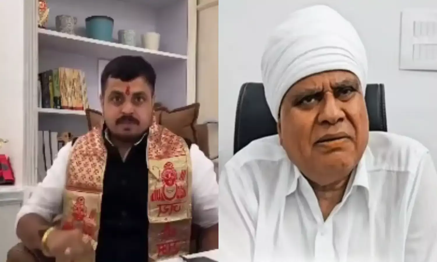 कांग्रेस नेता फूल सिंह बरैया को राष्ट्रीय सनातन सेना ने दी जबान काट देने की चेतावनी