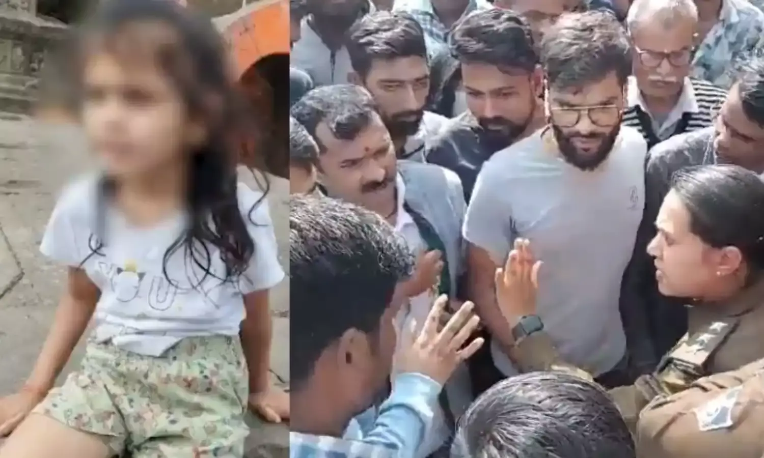 लापता बच्ची का नाले में मिला शव, परिजनों और रहवासियों ने किया पुलिस के खिलाफ प्रदर्शन