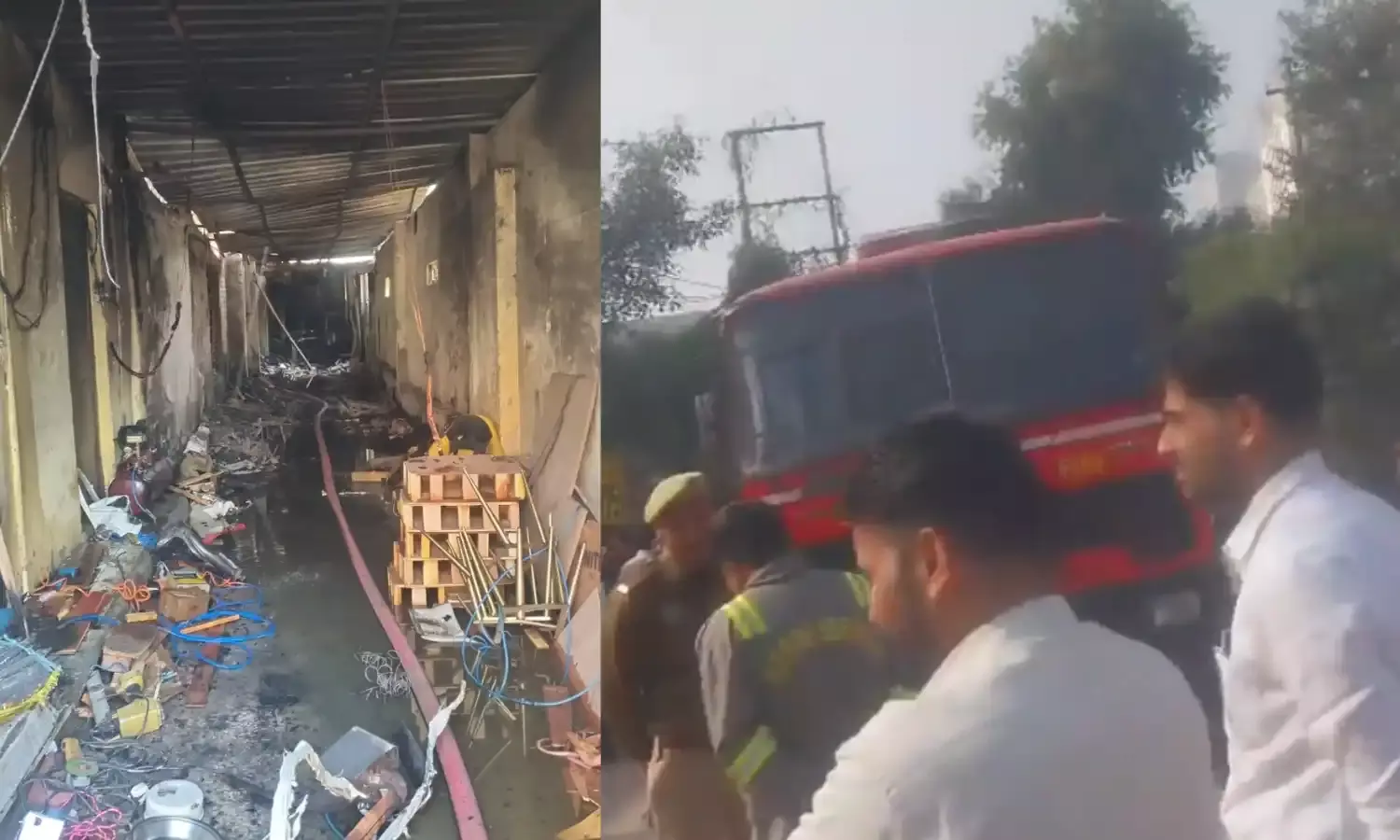 फर्नीचर सोफा शोरूम में लगी भीषण आग, तीन कर्मचारियों की जलकर मौत