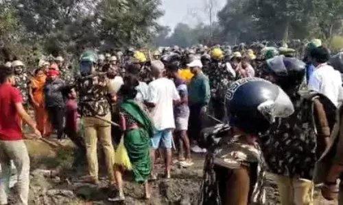 एथेनॉल फैक्ट्री के लिए अधिग्रहण करने पहुंची थी पुलिस, 176 किसानों की 35 एकड़ जमीन का होना है अधिग्रहण…