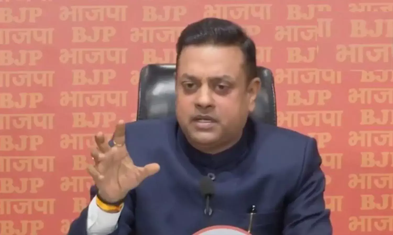 Sambit Patra Press Conference Sambit Patra Press Conference
