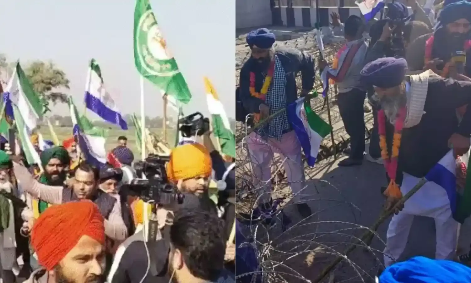 हरियाणा बॉर्डर पर बैरिकेडिंग टूटी, नोएडा में पुलिस ने की कार्रवाई… हरियाणा बॉर्डर पर बैरिकेडिंग टूटी, नोएडा में पुलिस ने की कार्रवाई…