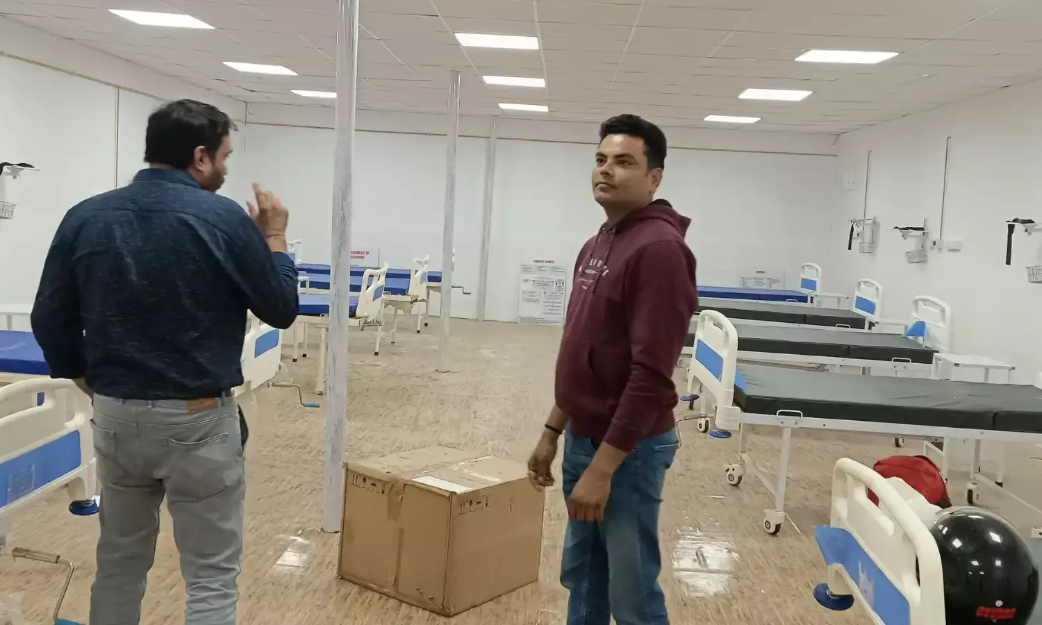 सीएम योगी के आने से पहले सेंट्रल हॉस्पिटल में 10 बेड का आईसीयू तैयार…