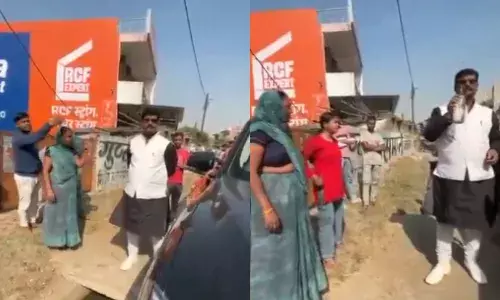 सिंगरौली में भाजपा पार्षद पति अर्जुनदास गुप्ता की दबंगई, जमीन हथियाने पहुंचे, लोगों ने बना लिया वीडियो