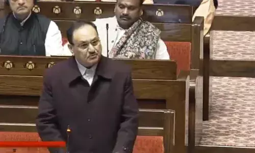 संविधान पर बहस, केंद्रीय मंत्री जेपी नड्डा बोले - आपातकाल लगा क्योंकि कुर्सी खतरे में थी...