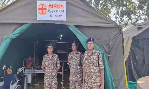 CRPF set up a medical camp in the most Naxal-affected area of ​​​​Bijapur