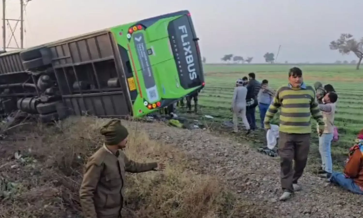 Accident on Agar Malwa-Indore Kota Highway