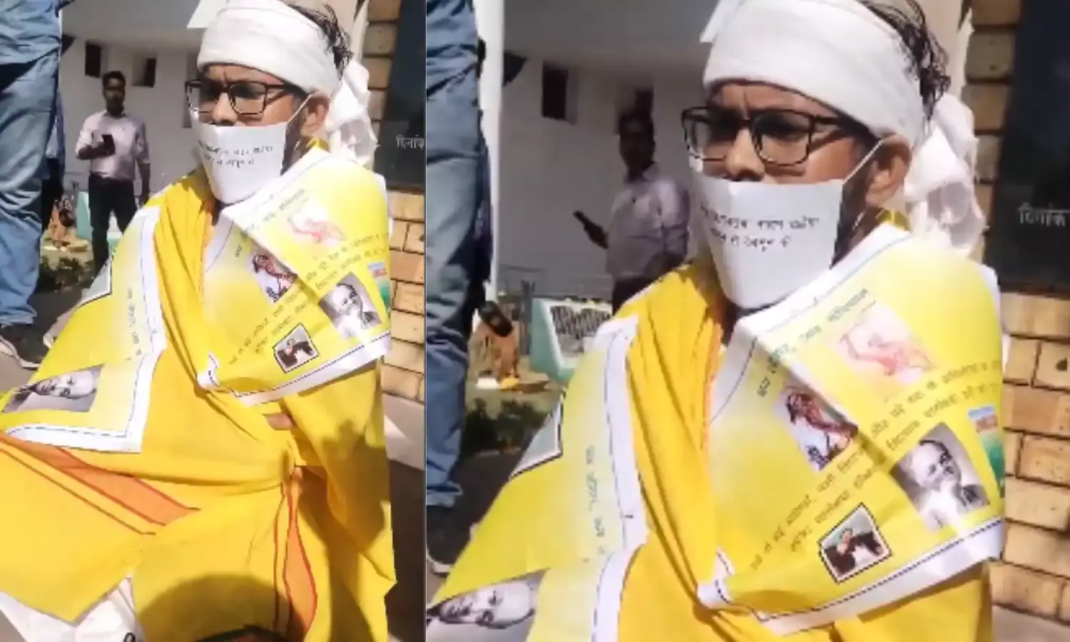 सैलाना MLA कमलेश्वर डोडियार का मौन प्रदर्शन, आरोप - स्थगन प्रस्ताव पर बोलने गया तो माइक बंद कर दिया