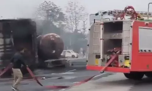 जयपुर-अजमेर हाईवे पर भीषण आग में जलकर अब तक 7 की मौत, 12 लोगों की हालत गंभीर