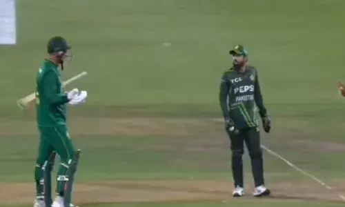 लाइव मैच में मोहम्मद रिजवान और हेनरिक क्लासेन के बीच गरमागरमी, अंपायर्स को करना पड़ा हस्तक्षेप, देखें वीडियो