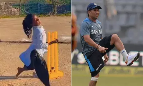 12 साल की लड़की ने अपनी शानदार गेंदबाजी से सचिन तेंदुलकर को किया प्रभावित, लेडी जहीर खान के नाम से मिली पहचान