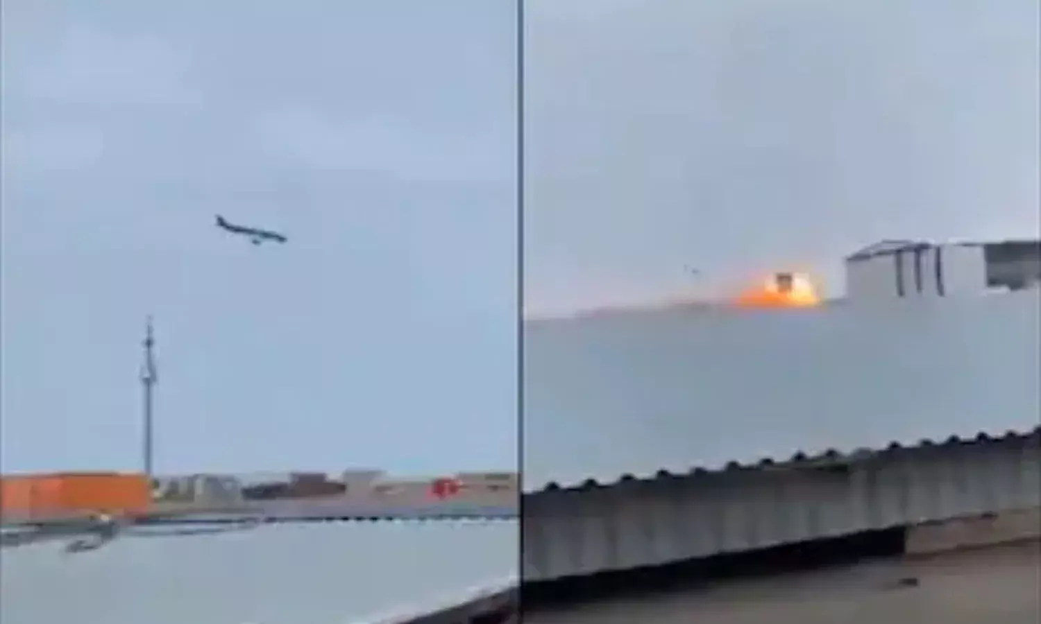 Passenger Plane Crashes near Aktau Airport in Kazakhstan