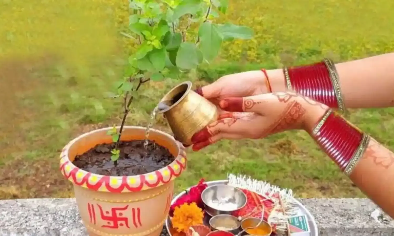 Tulsi Puja her jindgi
