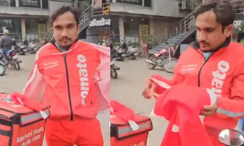 Forced Young Man to Remove his Santa Costume