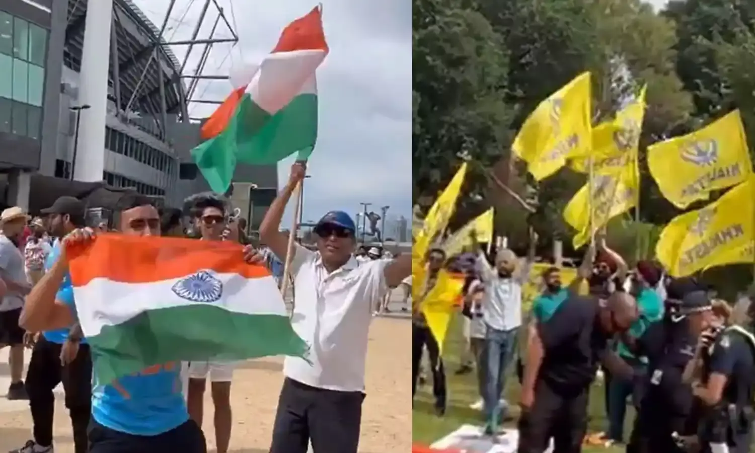 MCG में भारतीय फैंस ने दिया खालिस्तानियों को करारा जवाब