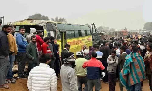 School Bus Accident in Jaipur