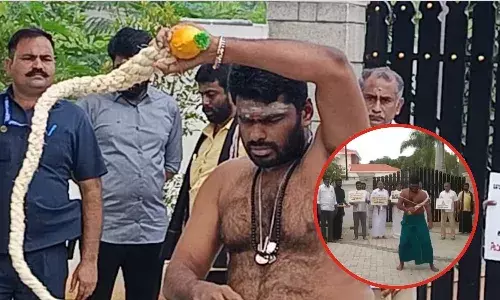 BJP अध्यक्ष के अन्नामलाई ने खुद को मारे कोड़े