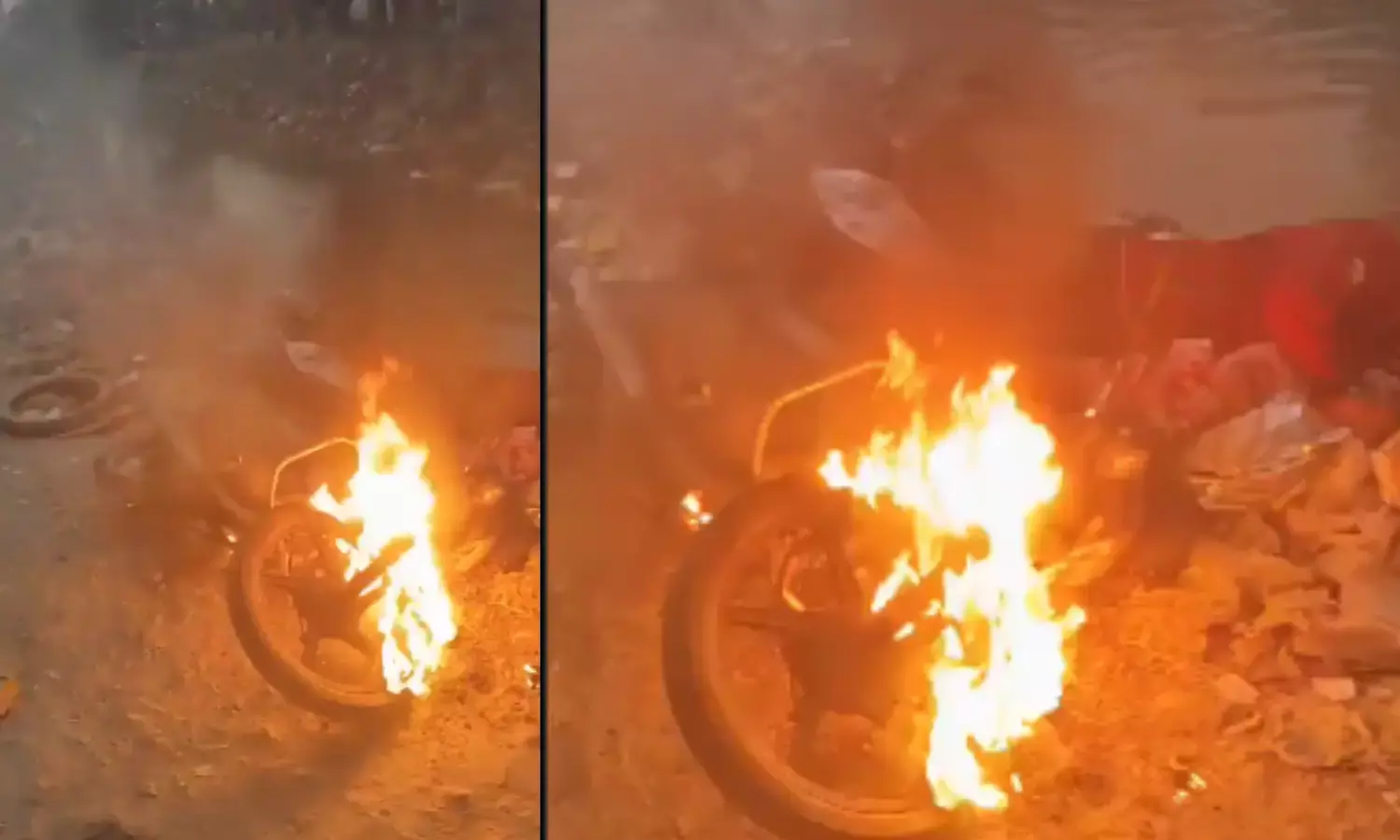 सोनबरसा बाजार में बड़ी घटना, हाईटेंशन तार बाइक पर गिरी, 3 लोग जिंदा जले