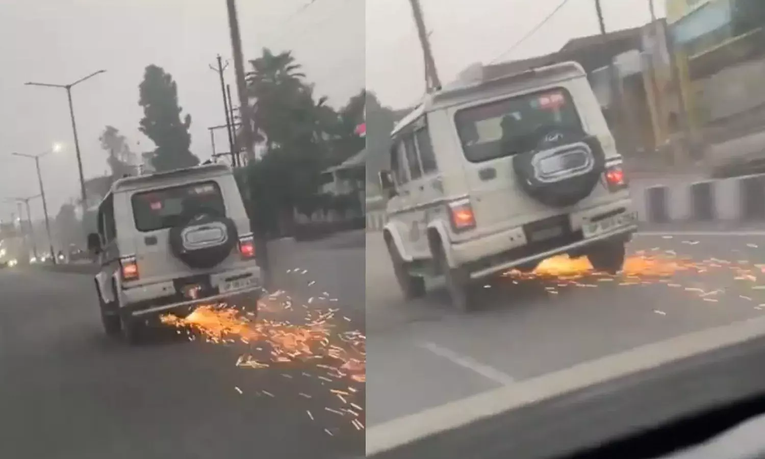 BJP स्टिकर लगी बोलेरो ने युवक को मारी टक्कर, बाइक के साथ 2 KM तक घसीटा, इलाज के दौरान मौत