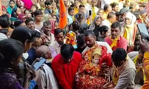 32 साल बाद हिन्दू समाज बना सका चामुंडा देवी मंदिर, विधि-विधान से पूजा के बीच हुई प्राण प्रतिष्ठा, भारी पुलिस फोर्स रही तैनात…