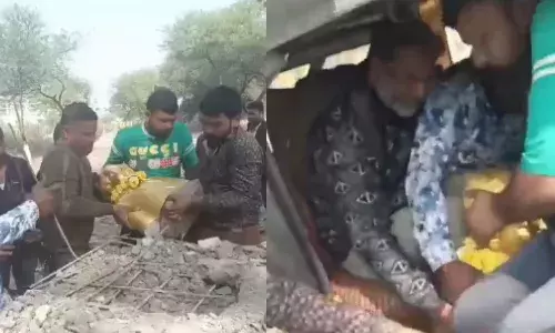 कांग्रेस ने लगाया भाजपा पर बाबा साहेब के अपमान का आरोप, इंदौर में मूर्ति हटाते लोगों का वीडियो वायरल