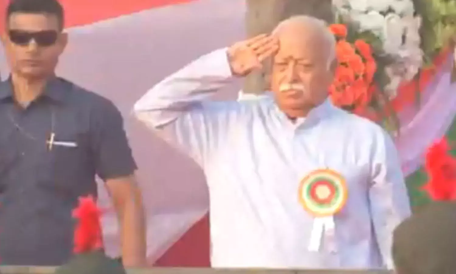 RSS प्रमुख मोहन भागवत ने भिवंडी में फहराया राष्ट्रीय ध्वज