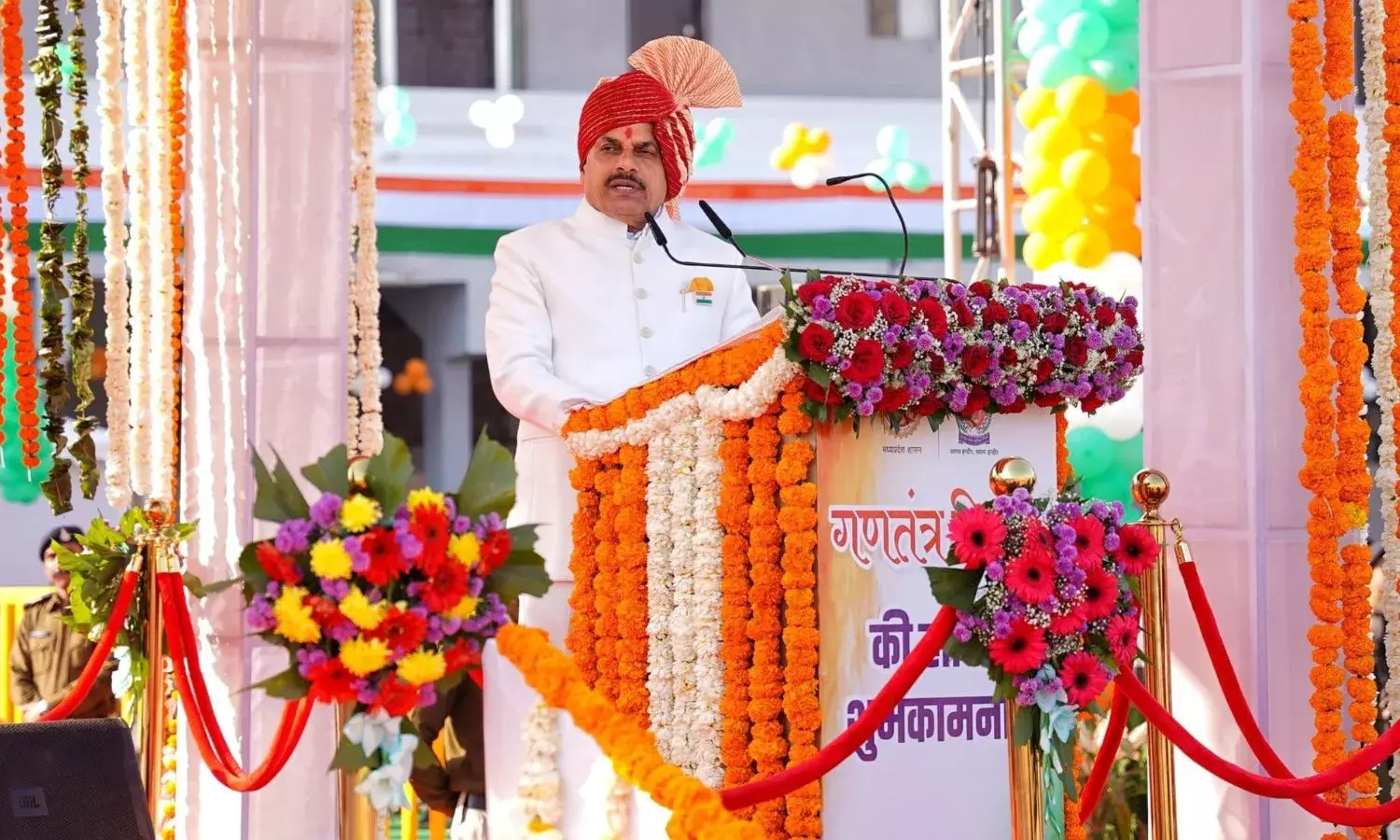 सीएम मोहन यादव ने फहराया झंडा, झाकियों में दिखी मध्यप्रदेश की उपलब्धि
