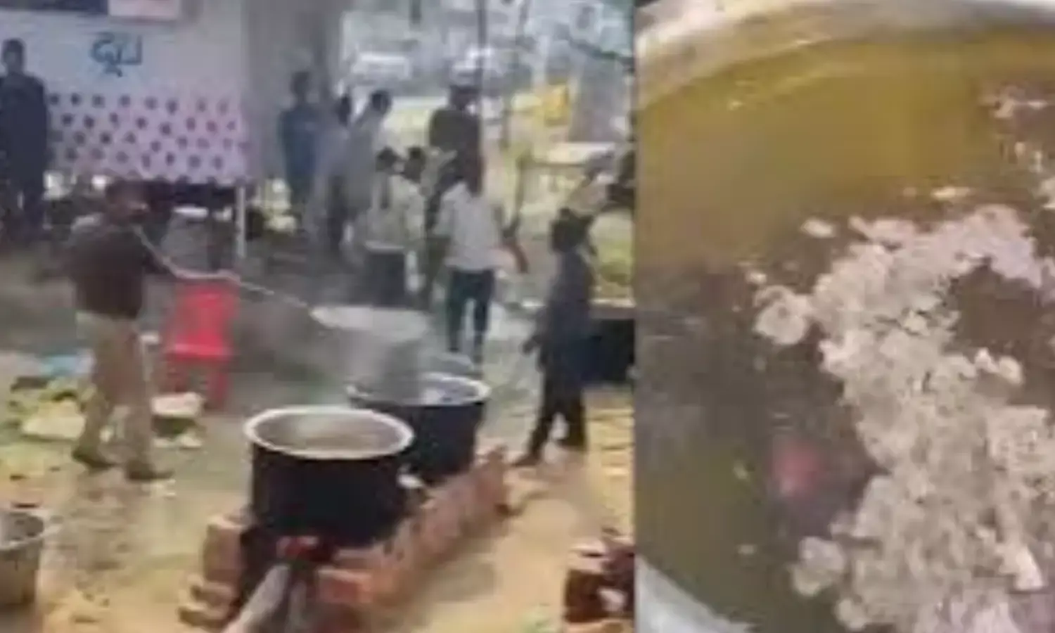 भंडारे के खाने पर राख मिलाने वाला पुलिस अधिकारी हुआ सस्पेंड