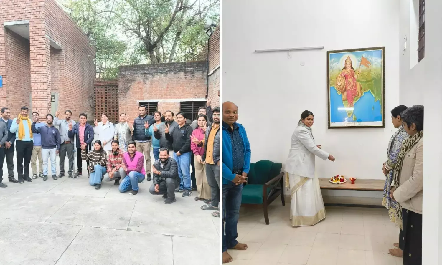 विकास, सुशासन और राष्ट्रवाद की ऐतिहासिक जीत पर जेएनयू में स्नेहमिलन समारोह