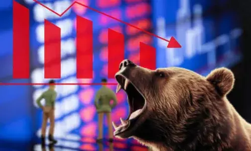 लाल निशान में भारतीय शेयर बाजार ,  सेंसेक्स में 400 अंक से अधिक तो निफ्टी में इतने अंकों की गिरावट