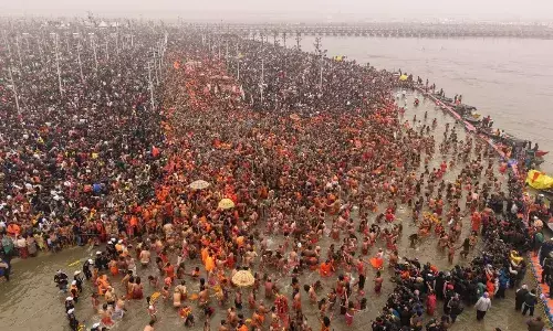 प्रतिदिन औसतन 1.44 करोड़ श्रद्धालुओं ने लगाई संगम में डुबकी, इन दिनों रही सबसे ज्‍यादा भीड़…