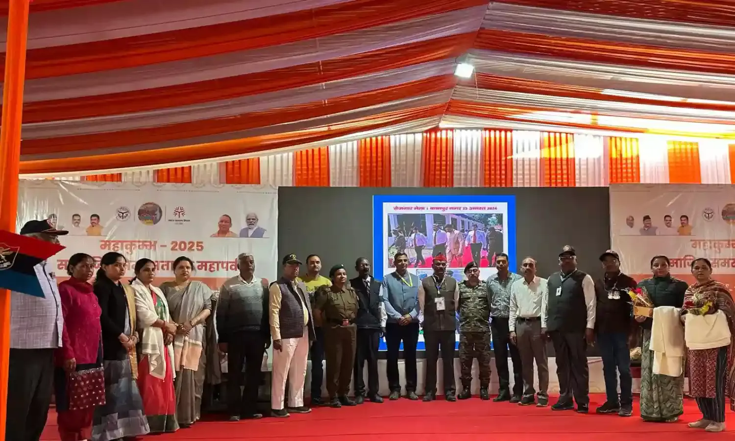 पूर्व सैनिकों और वीर नारियों का सम्मान…