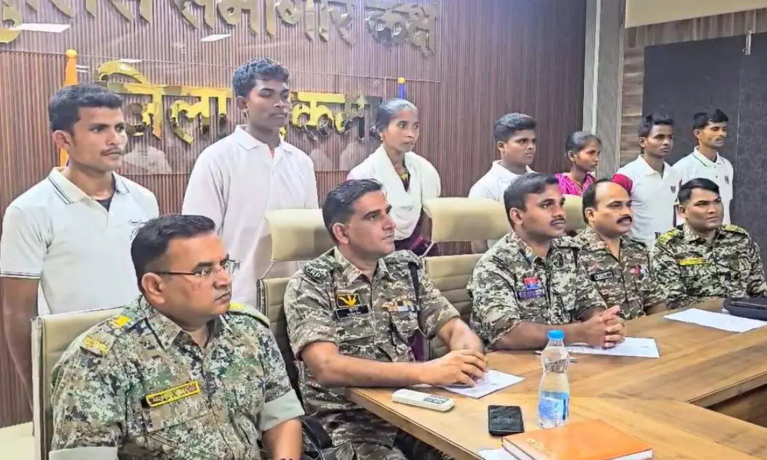 Seven hardcore rewarded Naxalites surrendered