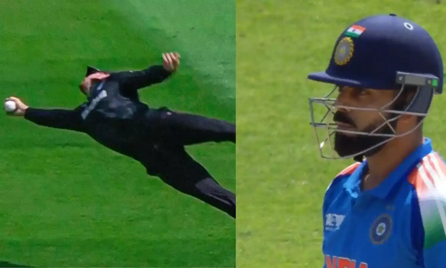 ग्लेन फिलिप्स के सुपर कैच ने बिगाड़ा विराट का जश्न, 300वें वनडे में सस्ते में निपटे कोहली, VIDEO